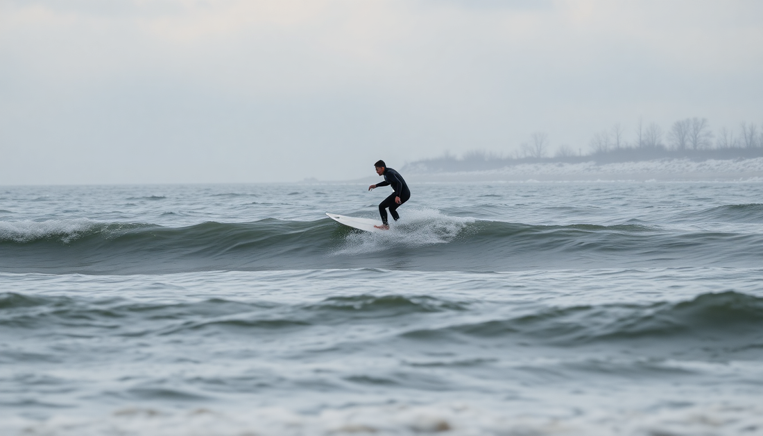 Surfing Lake Erie: A Year-Round Passion for the Resilient