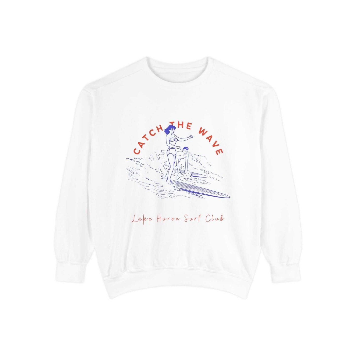 Catch The Wave-Lake Huron-Luxurious Unisex Sweatshirt