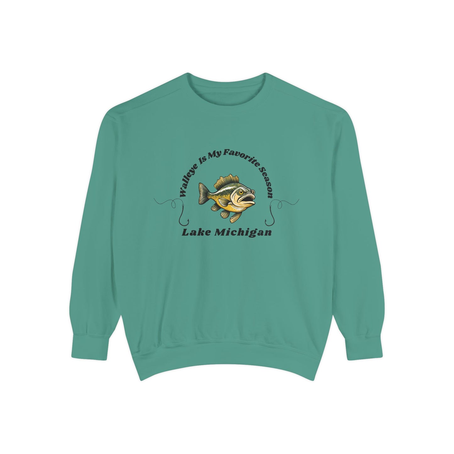 Walleye is my favorite season-Lake Michigan-Luxurious Unisex Sweatshirt