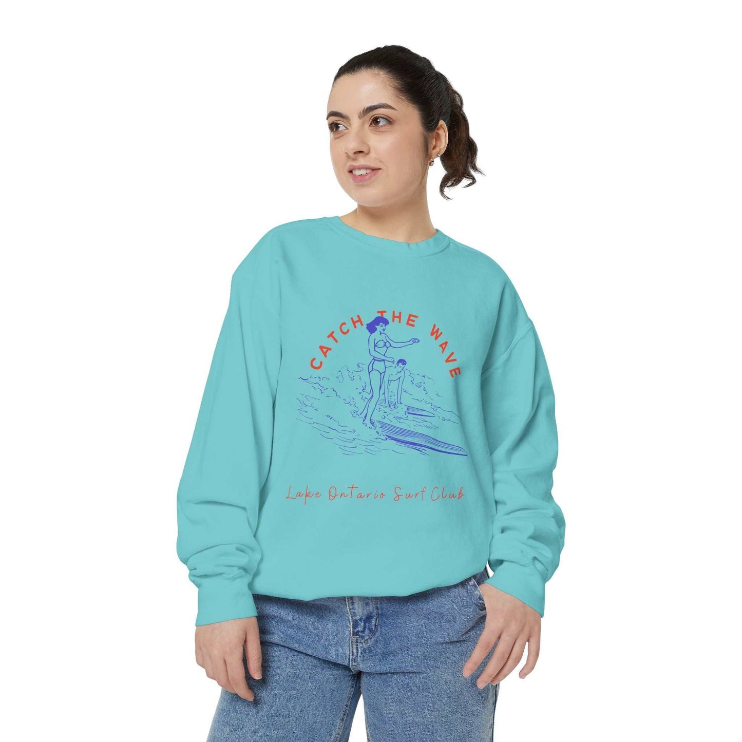 Catch The Wave-Lake Ontario-Luxurious Unisex Sweatshirt