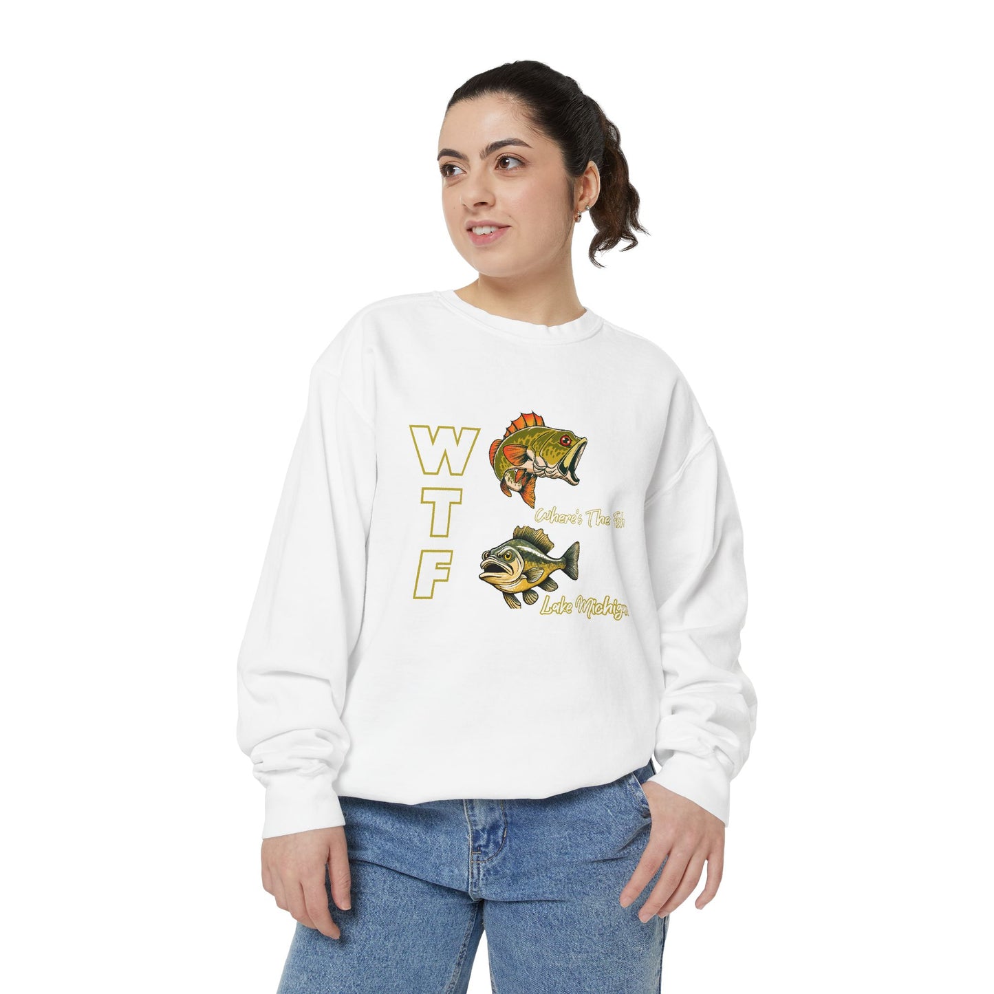 WTF-Lake Michigan-Luxurious Unisex Sweatshirt