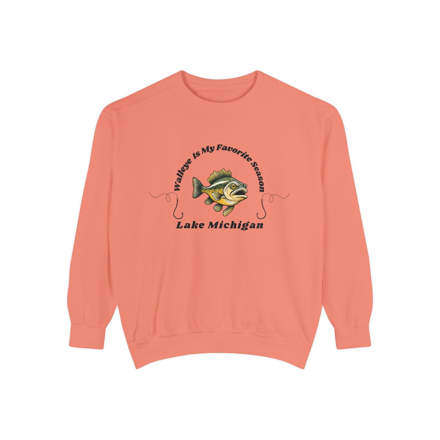 Walleye is my favorite season-Lake Michigan-Luxurious Unisex Sweatshirt