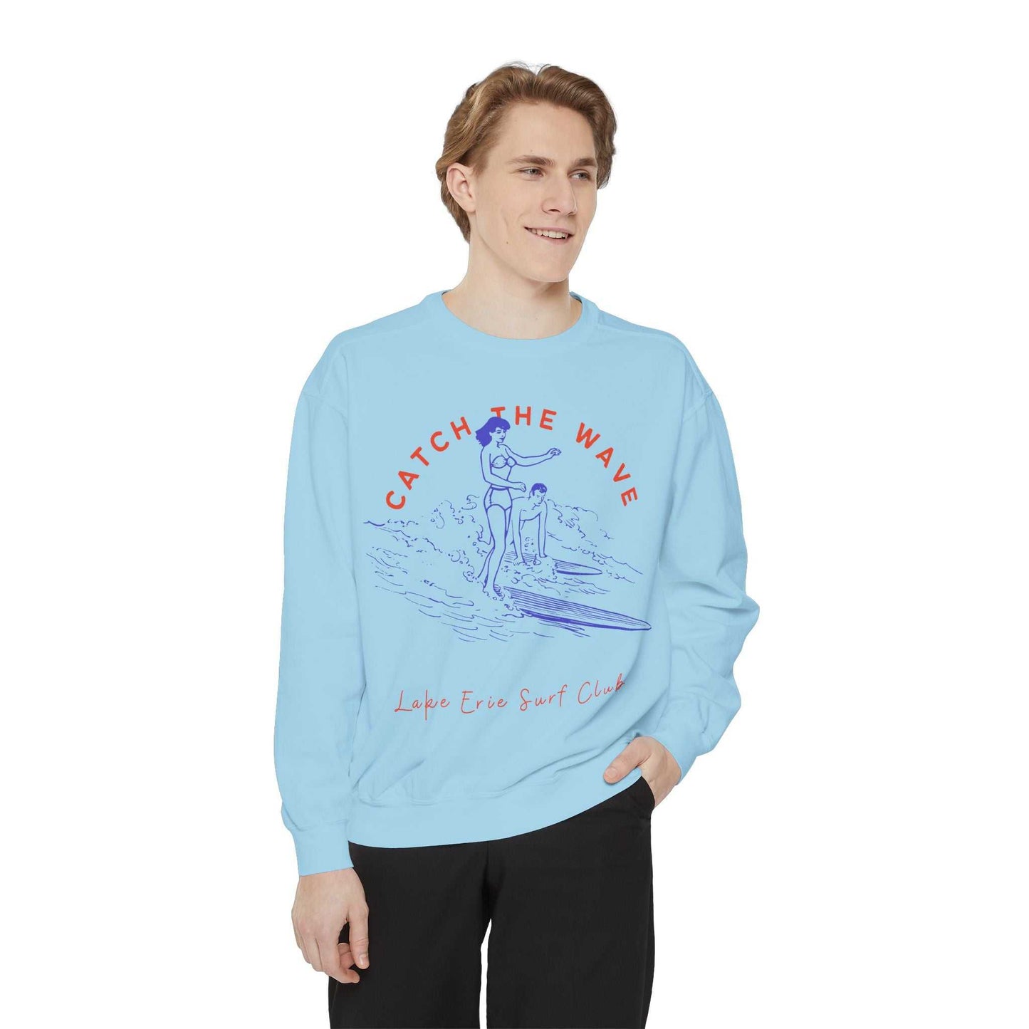 Catch The Wave-Lake Erie-Luxurious Unisex Sweatshirt