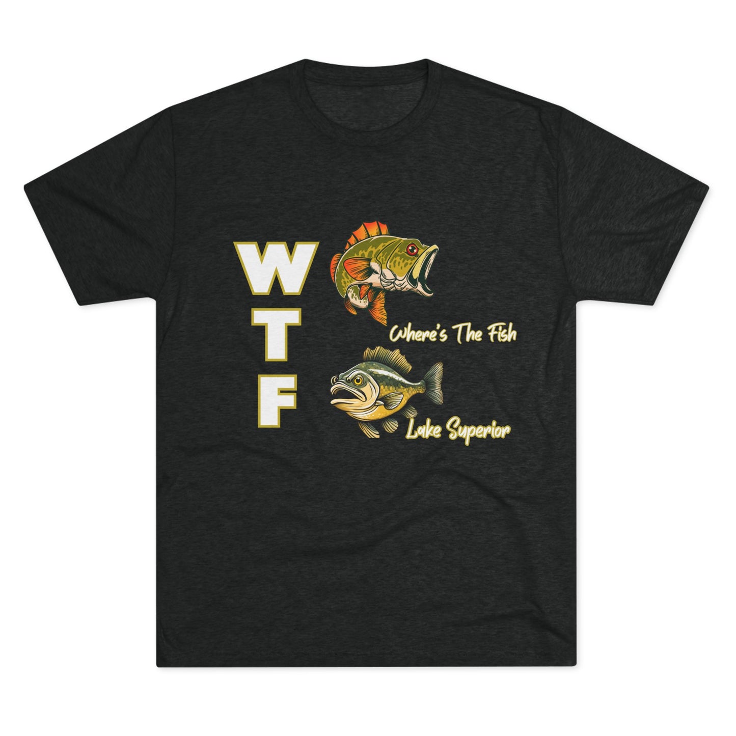 WTF-Lake Superior-Unisex Tri-Blend Crew Tee