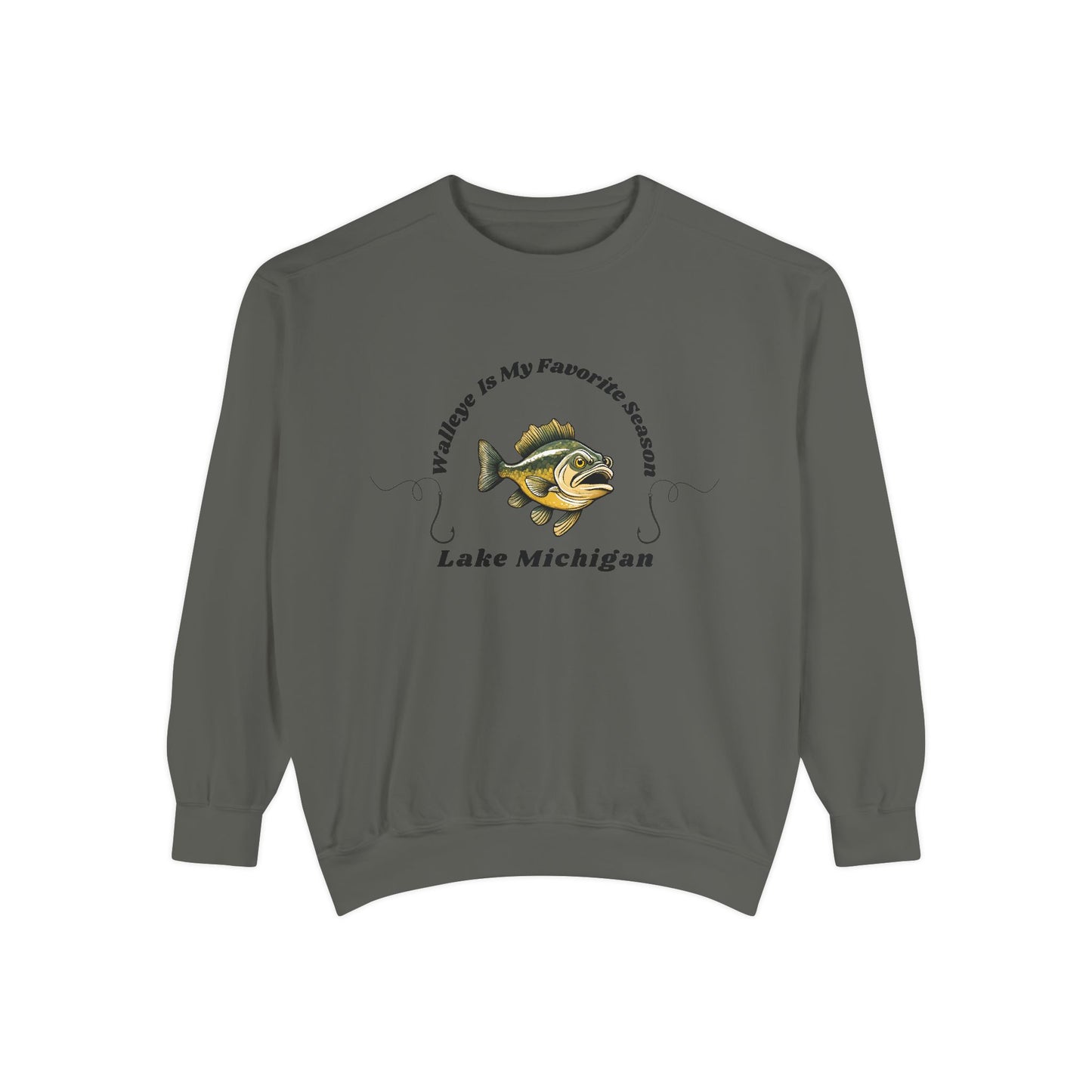 Walleye is my favorite season-Lake Michigan-Luxurious Unisex Sweatshirt