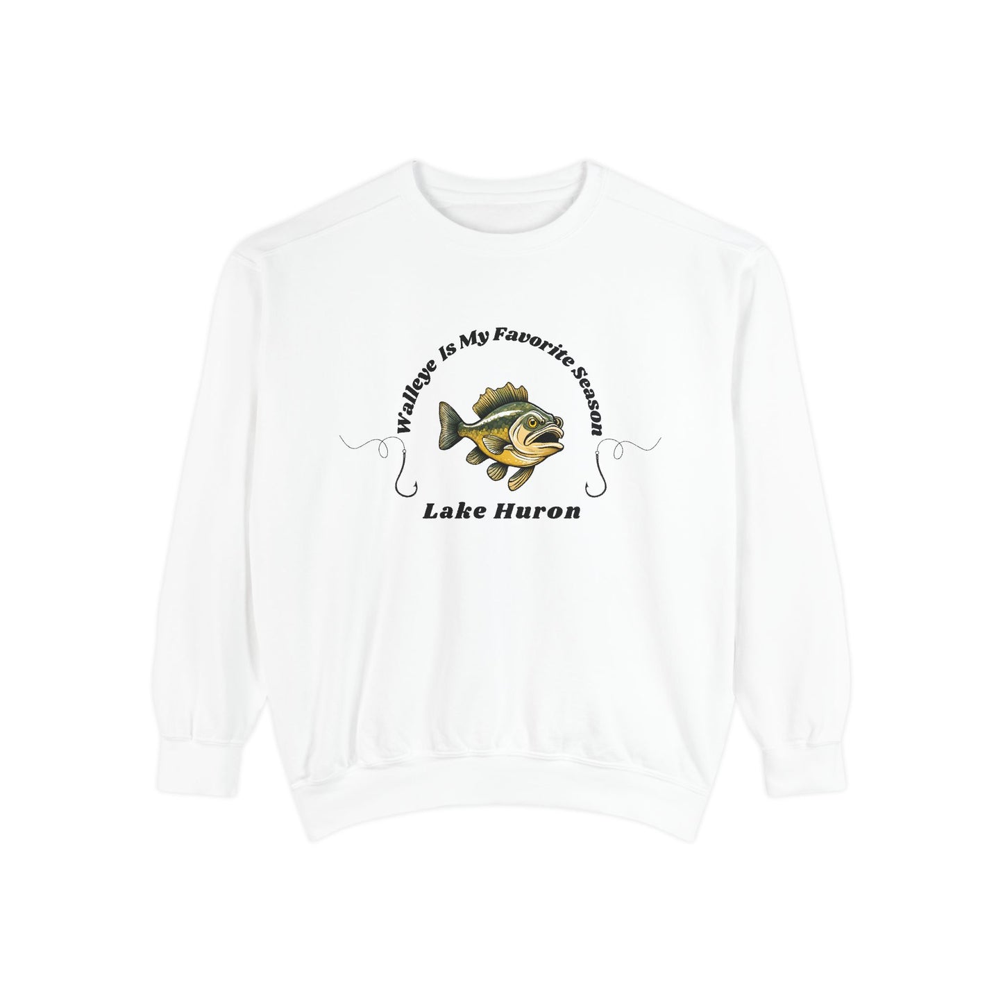 Walleye is my favorite season-Lake Huron-Luxurious Unisex Sweatshirt