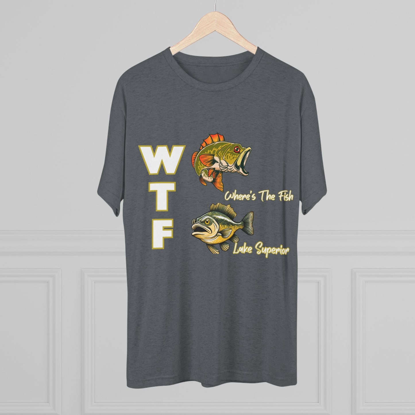 WTF-Lake Superior-Unisex Tri-Blend Crew Tee