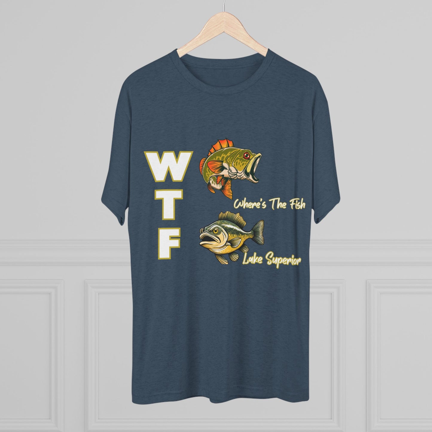 WTF-Lake Superior-Unisex Tri-Blend Crew Tee