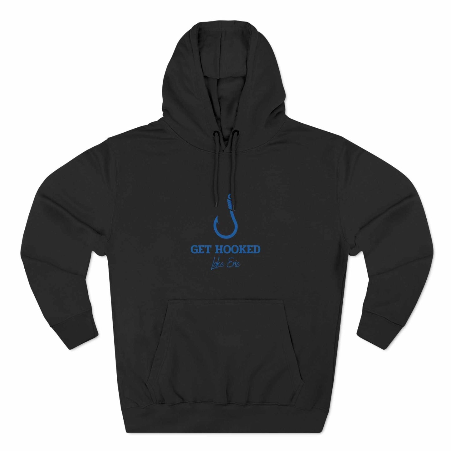 Get Hooked-Lake Erie-Three-Panel Fleece Hoodie