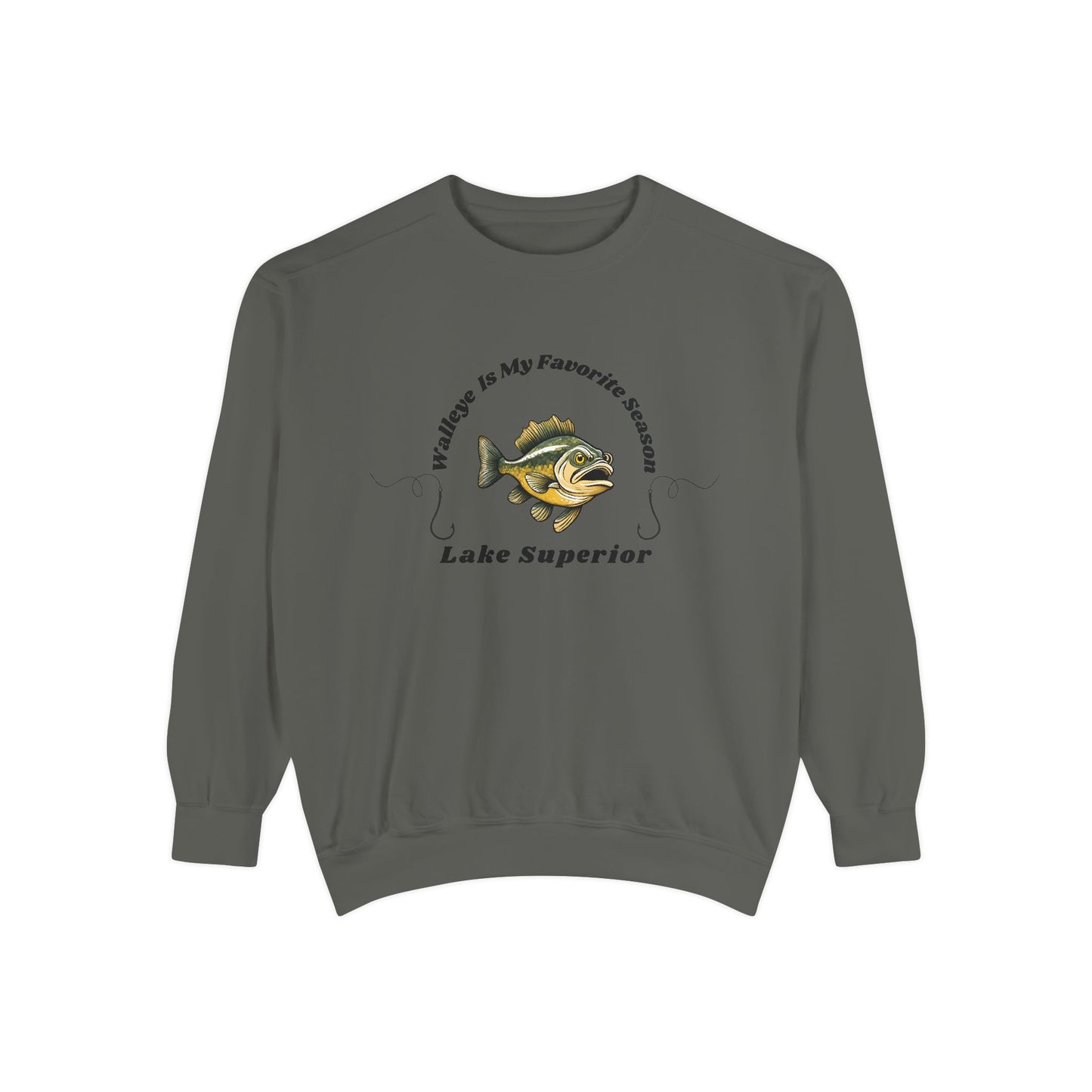 Walleye is my favorite season-Lake Superior-Luxurious Unisex Sweatshirt