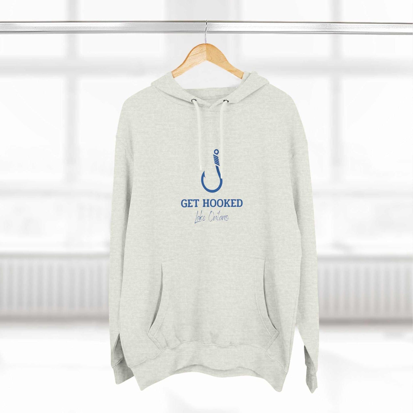 Get Hooked-Lake Ontario-Three-Panel Fleece Hoodie