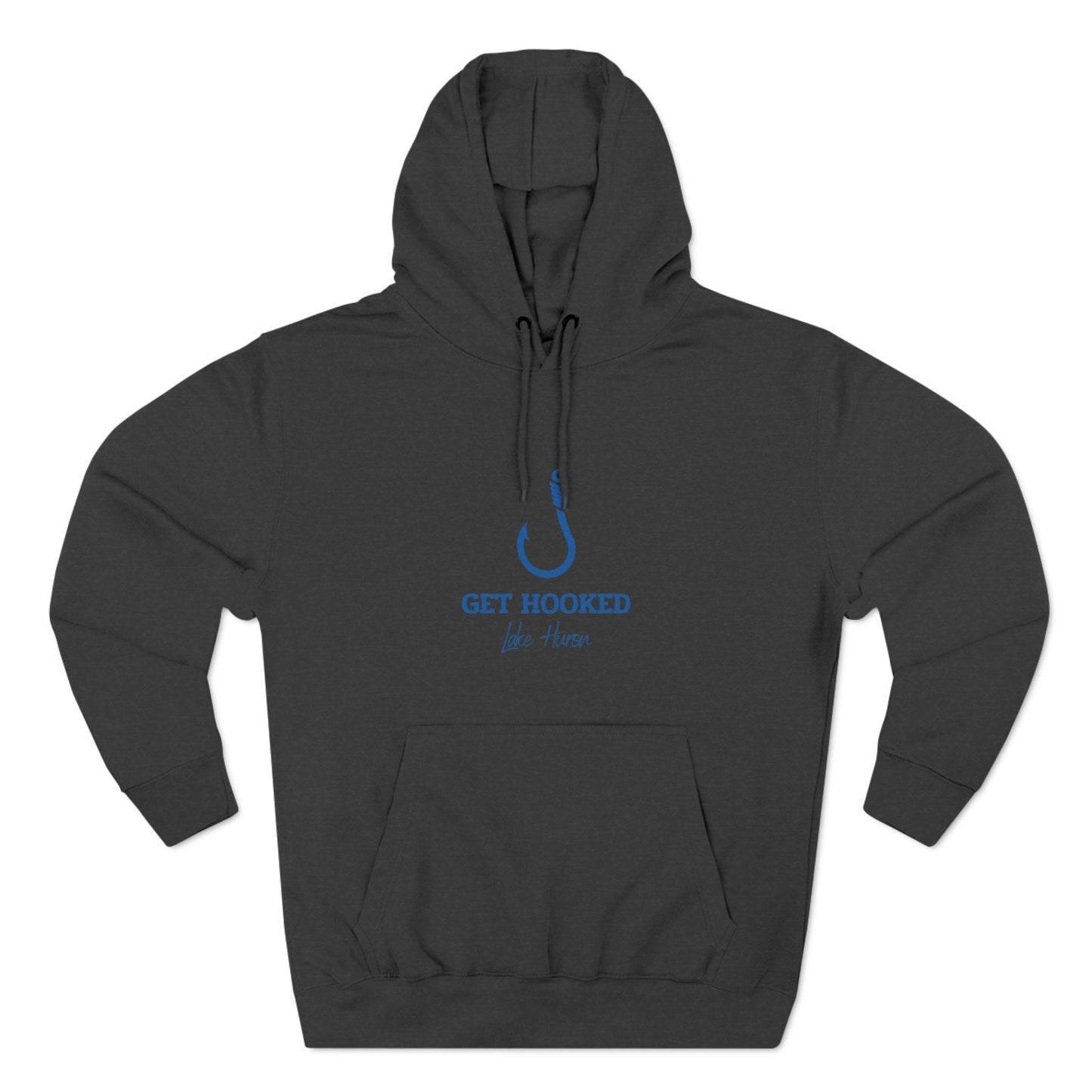 Get Hooked-Lake Huron-Three-Panel Fleece Hoodie