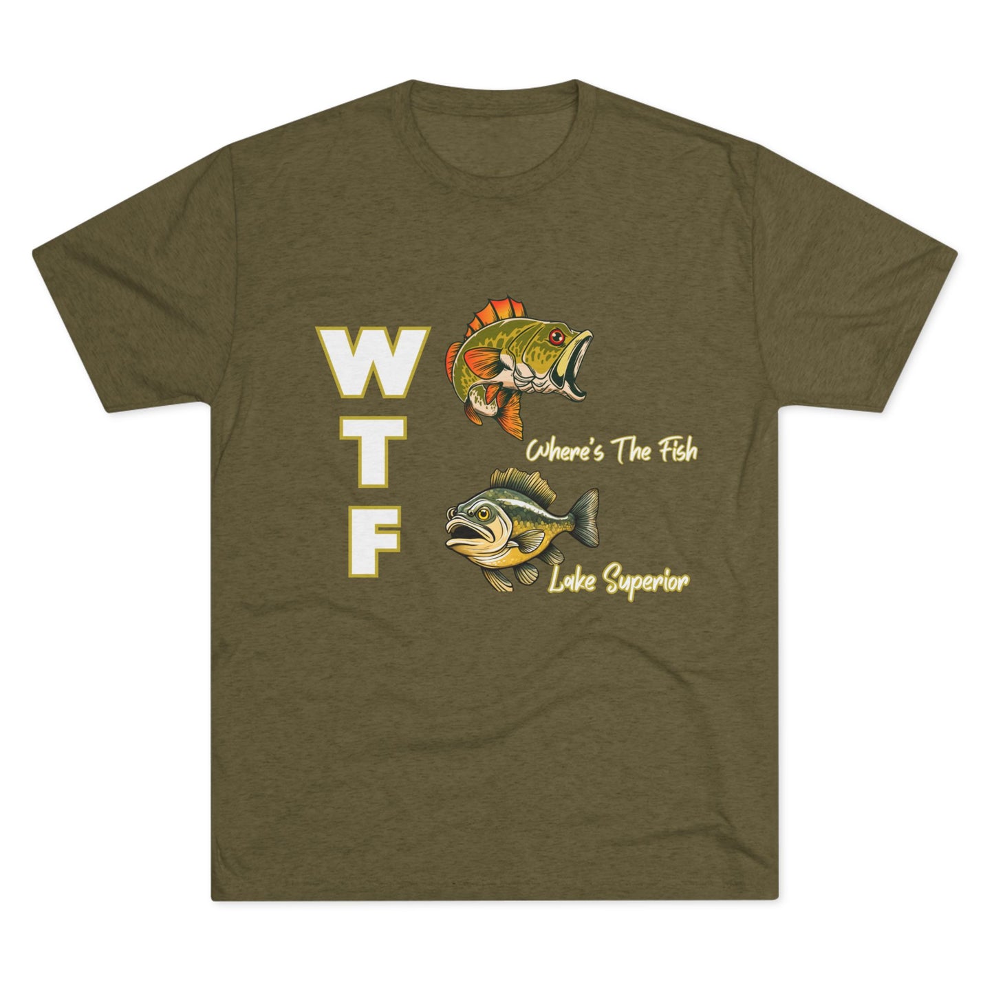 WTF-Lake Superior-Unisex Tri-Blend Crew Tee