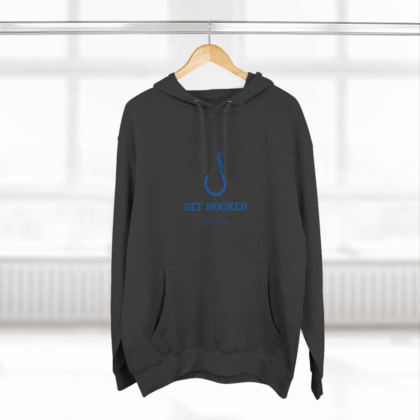 Get Hooked-Lake Erie-Three-Panel Fleece Hoodie