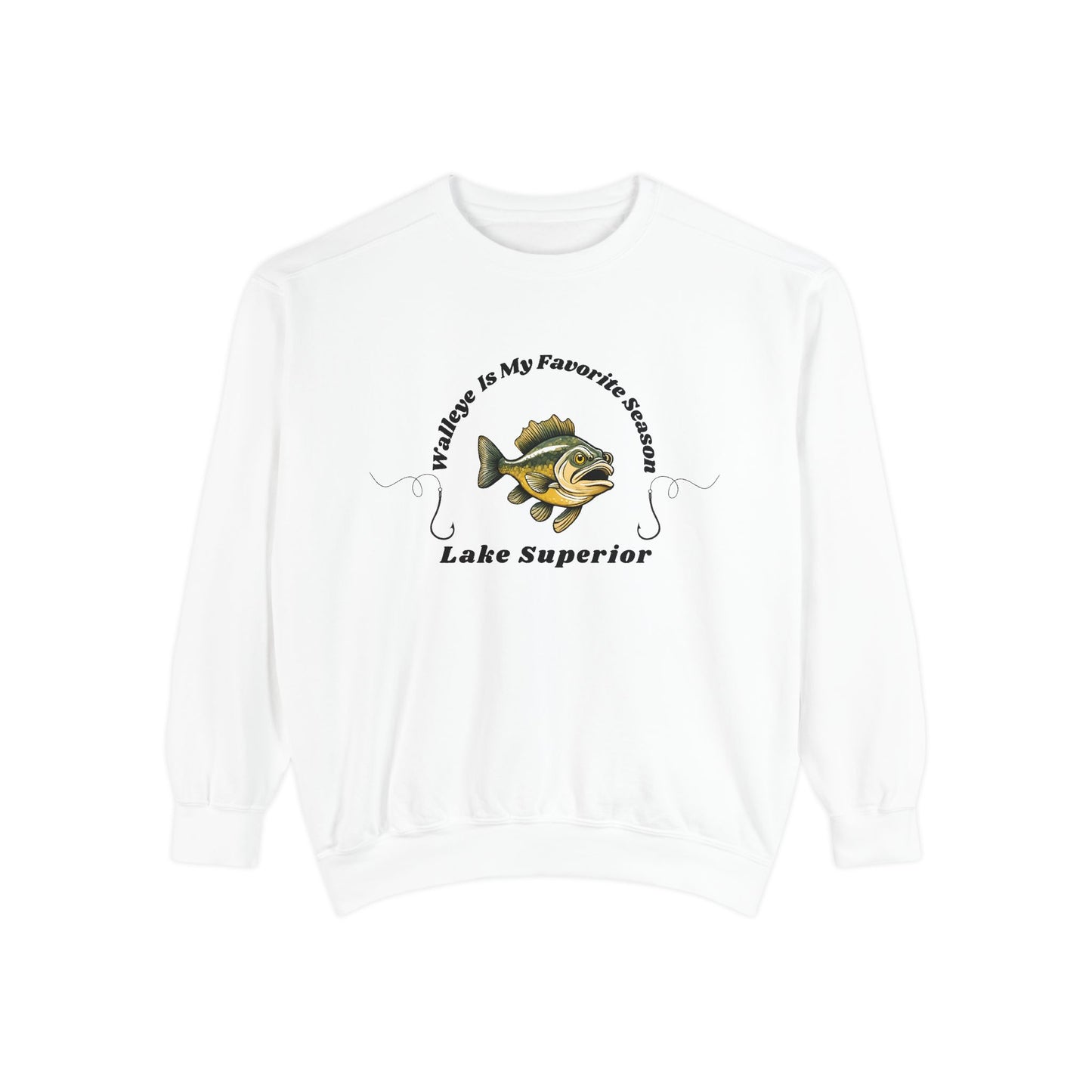 Walleye is my favorite season-Lake Superior-Luxurious Unisex Sweatshirt