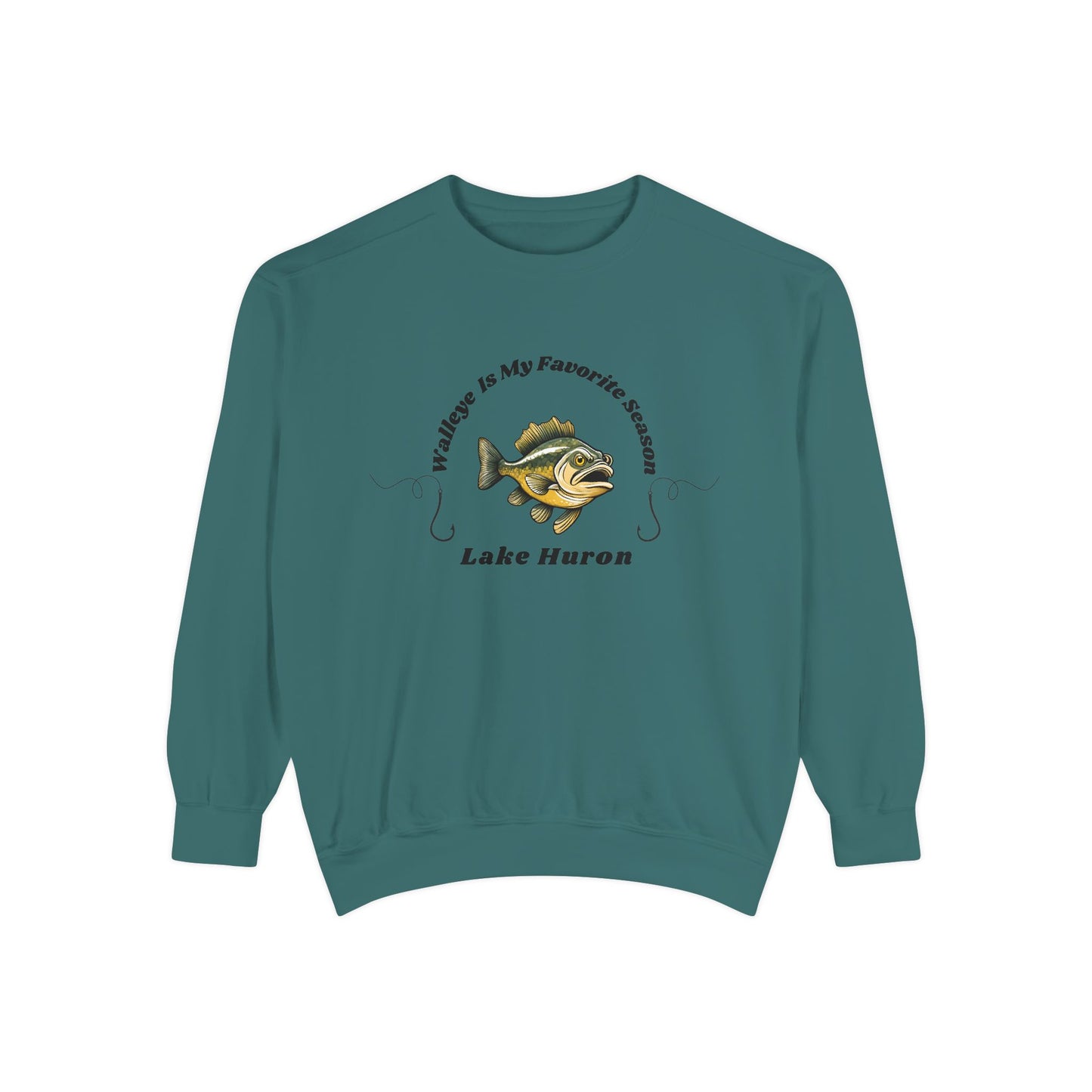 Walleye is my favorite season-Lake Huron-Luxurious Unisex Sweatshirt