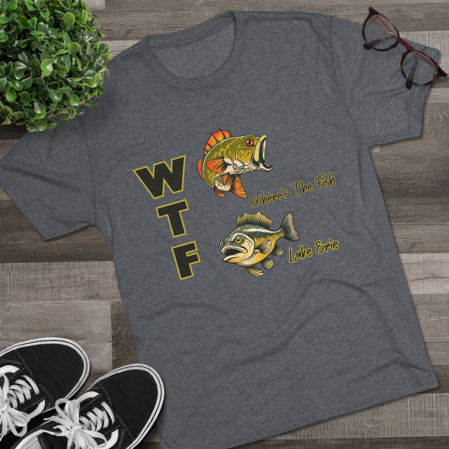 WTF-Erie-Unisex Tri-Blend Crew Tee