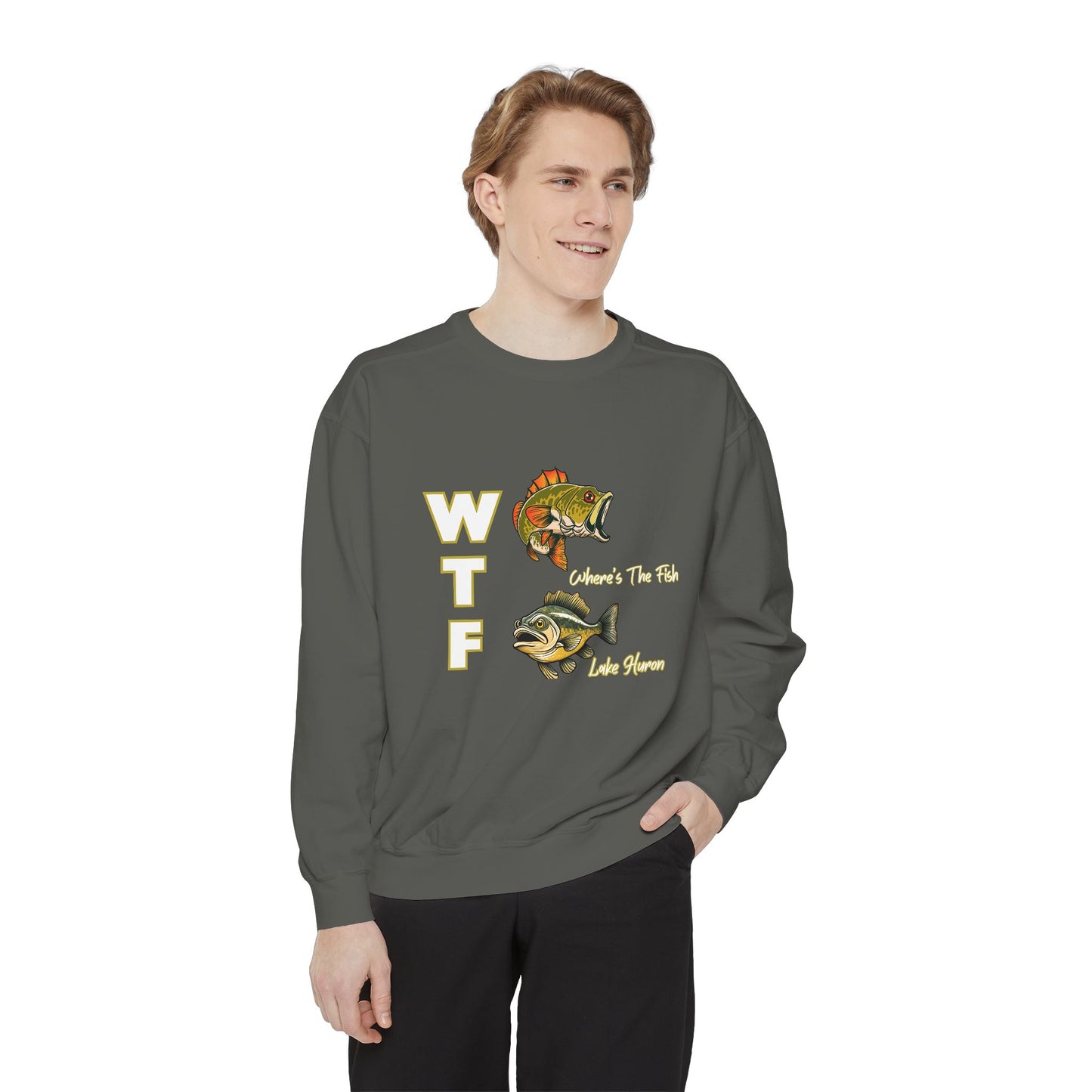 WTF-Lake Huron-Luxurious Unisex Sweatshirt