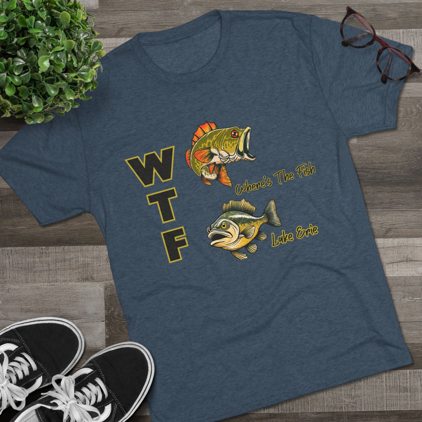 WTF-Erie-Unisex Tri-Blend Crew Tee