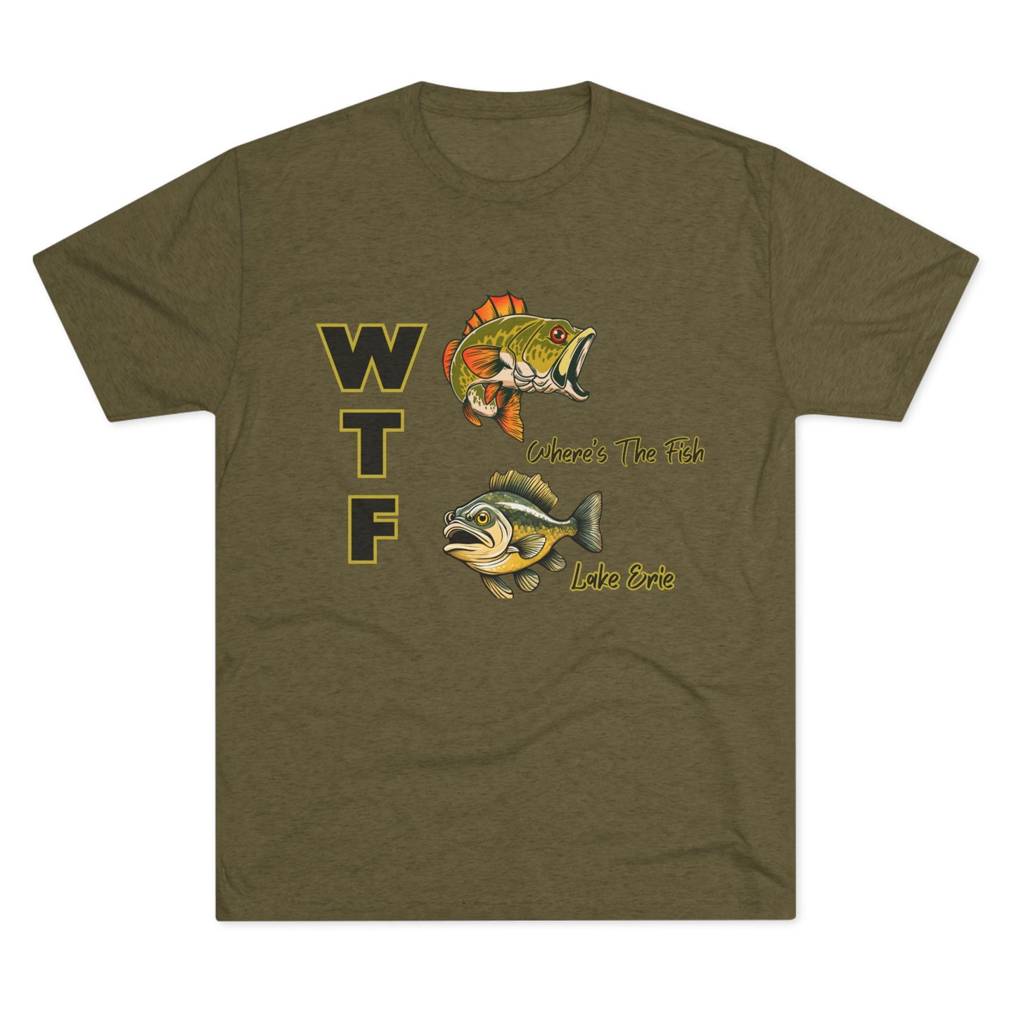 WTF-Erie-Unisex Tri-Blend Crew Tee