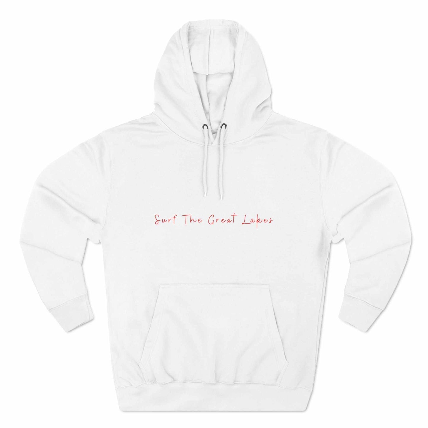 Catch The Wave-The Great Lakes-Three-Panel Fleece Hoodie