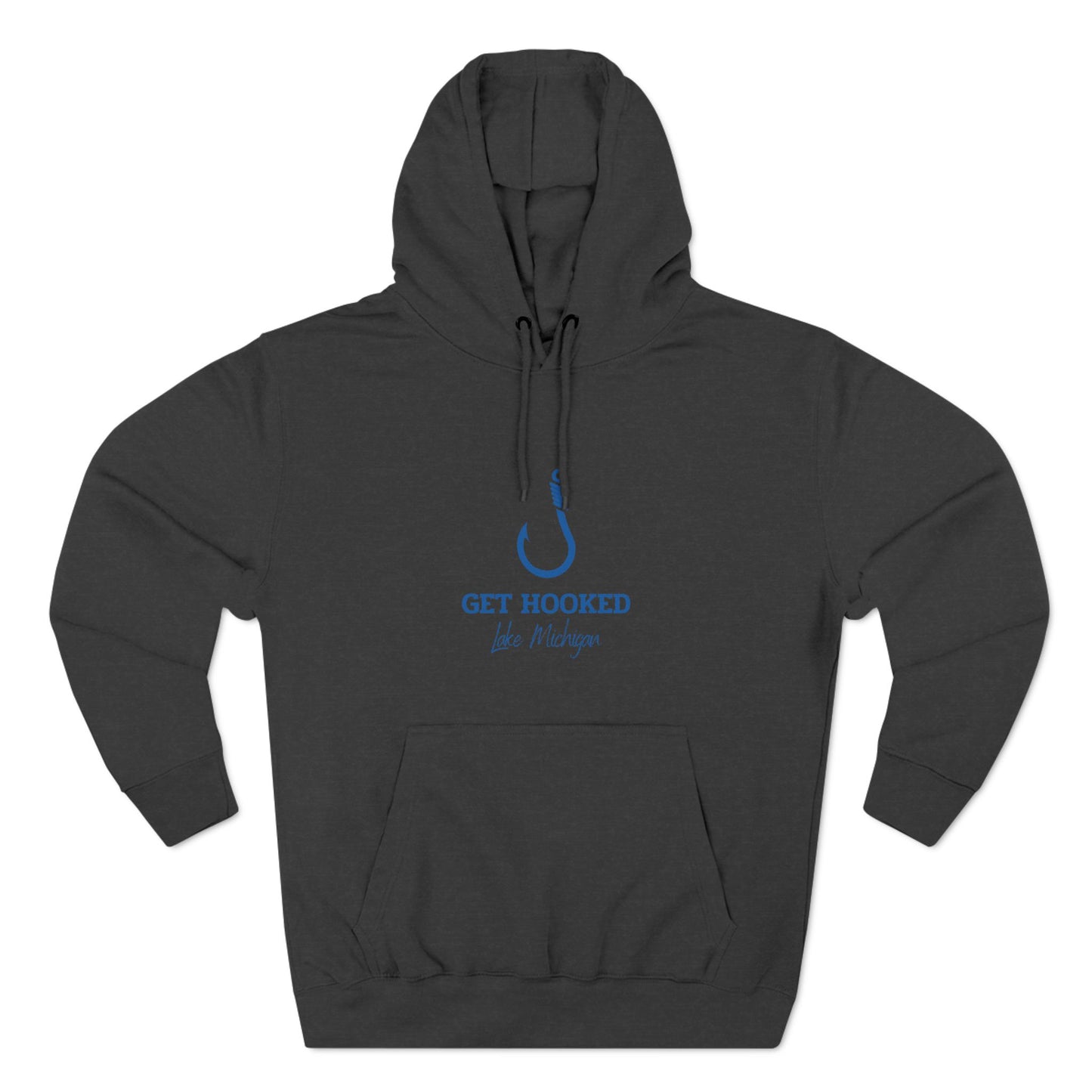 Get Hooked-Lake Michigan-Three-Panel Fleece Hoodie