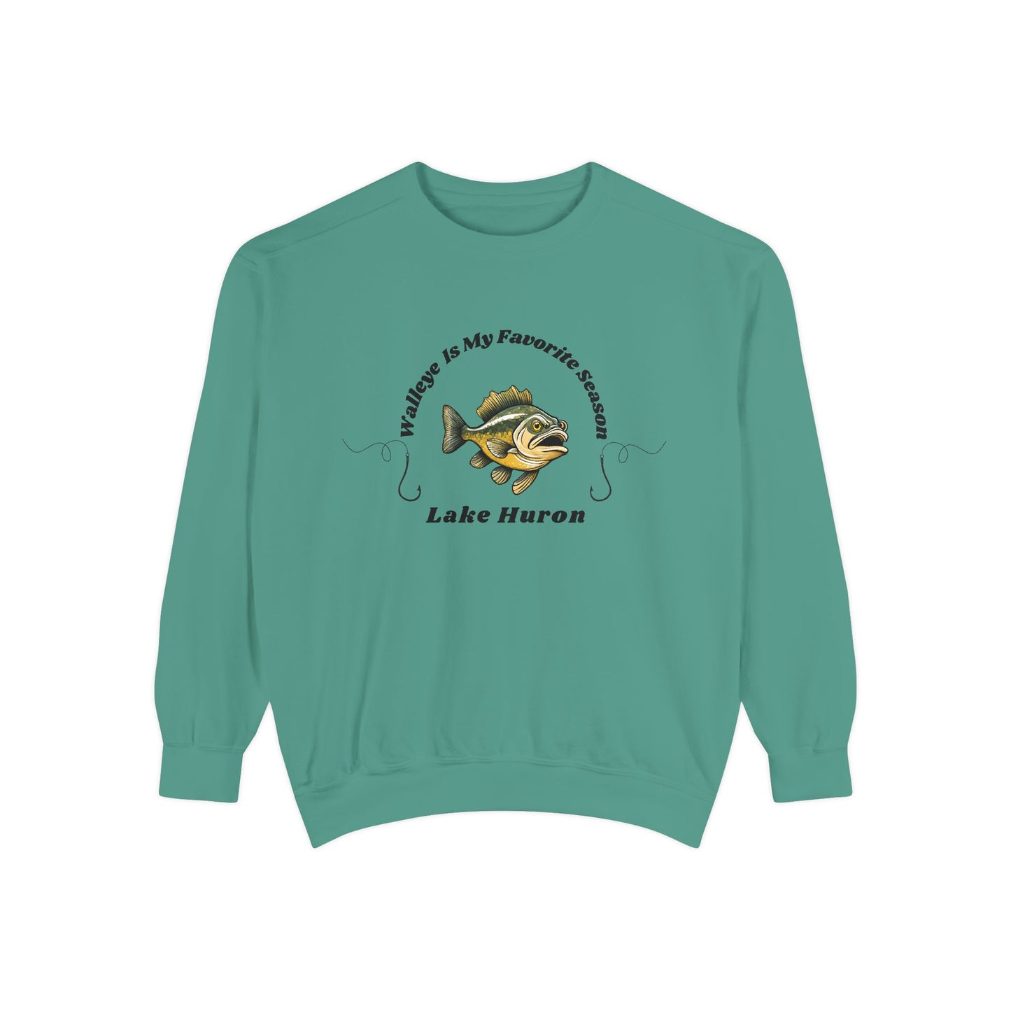 Walleye is my favorite season-Lake Huron-Luxurious Unisex Sweatshirt