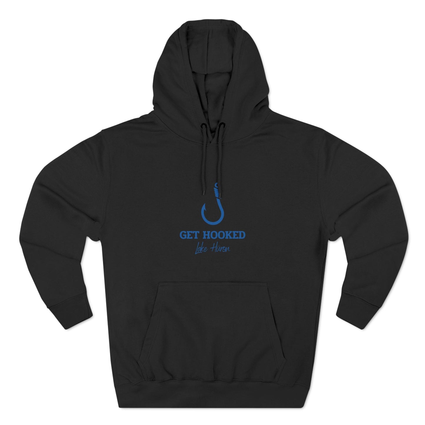 Get Hooked-Lake Huron-Three-Panel Fleece Hoodie