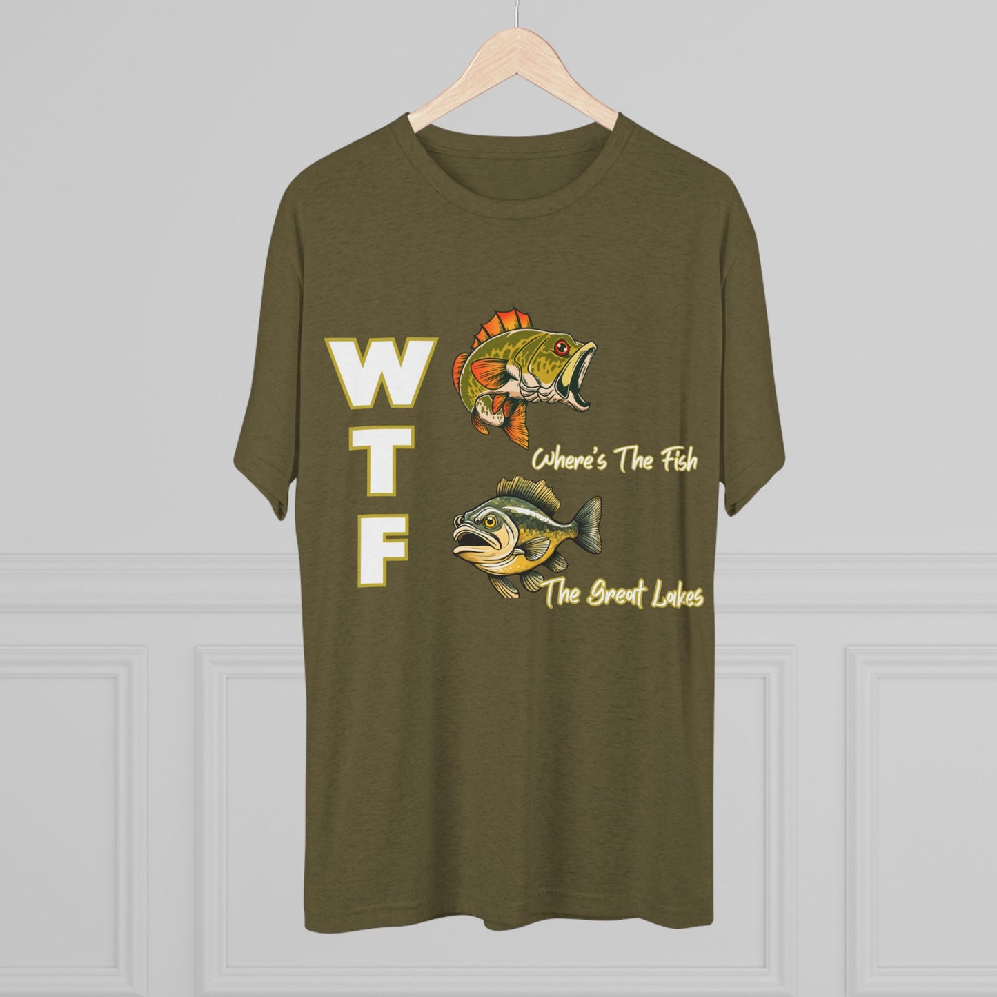 WTF-The Great Lakes-Unisex Tri-Blend Crew Tee