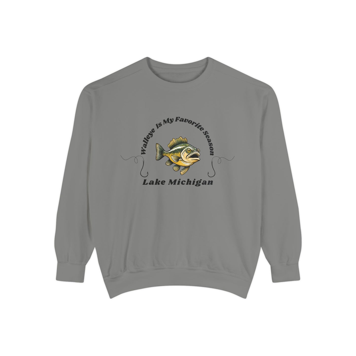 Walleye is my favorite season-Lake Michigan-Luxurious Unisex Sweatshirt