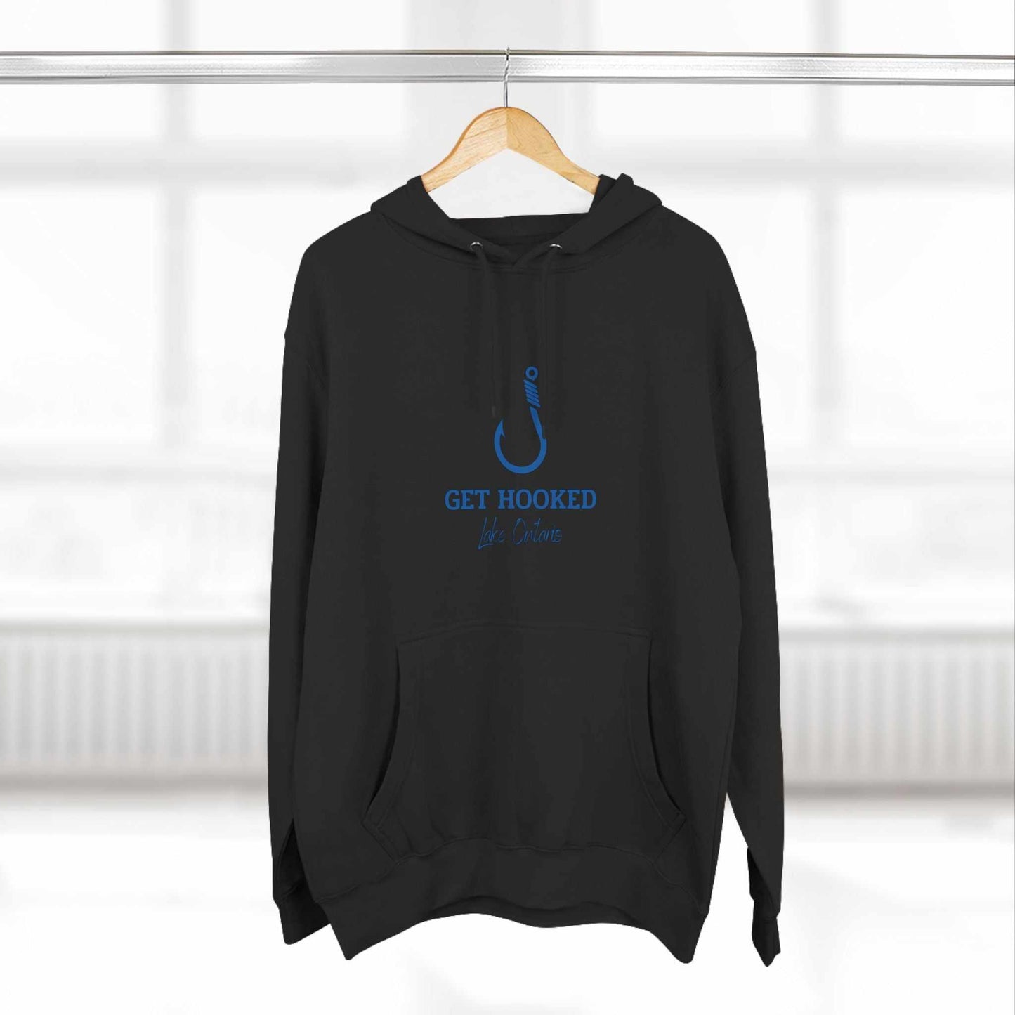 Get Hooked-Lake Ontario-Three-Panel Fleece Hoodie