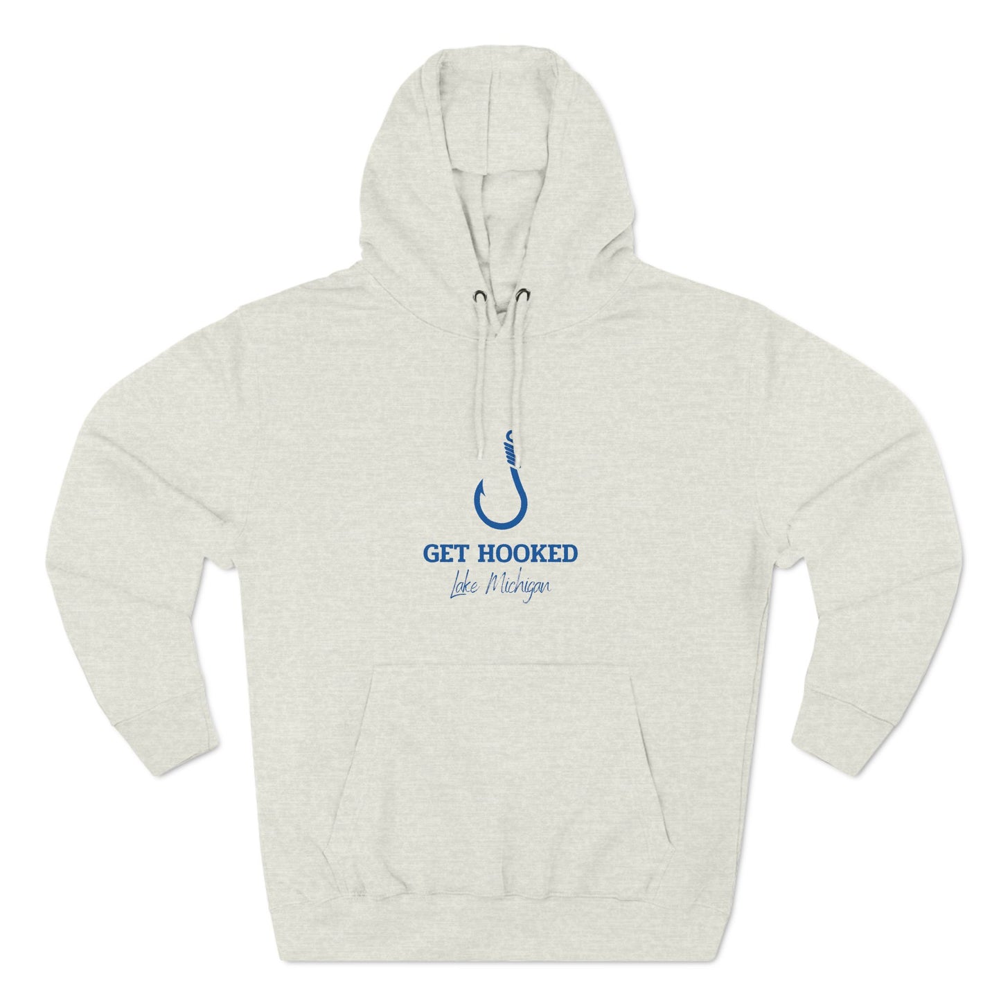 Get Hooked-Lake Michigan-Three-Panel Fleece Hoodie