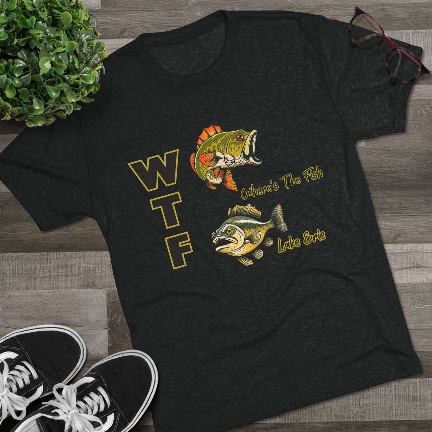 WTF-Erie-Unisex Tri-Blend Crew Tee