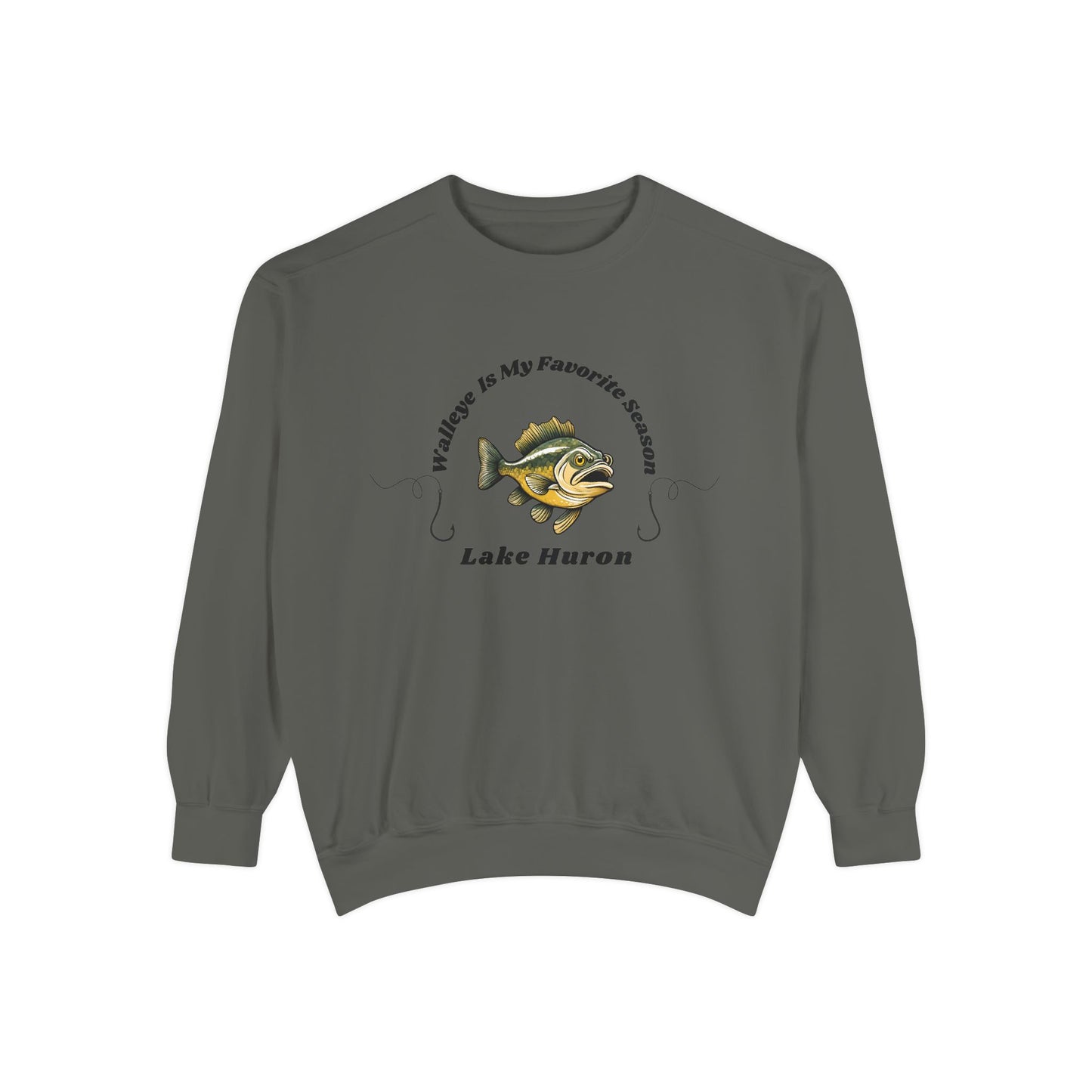 Walleye is my favorite season-Lake Huron-Luxurious Unisex Sweatshirt