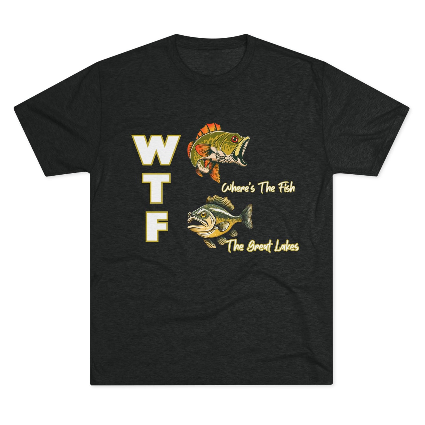 WTF-The Great Lakes-Unisex Tri-Blend Crew Tee