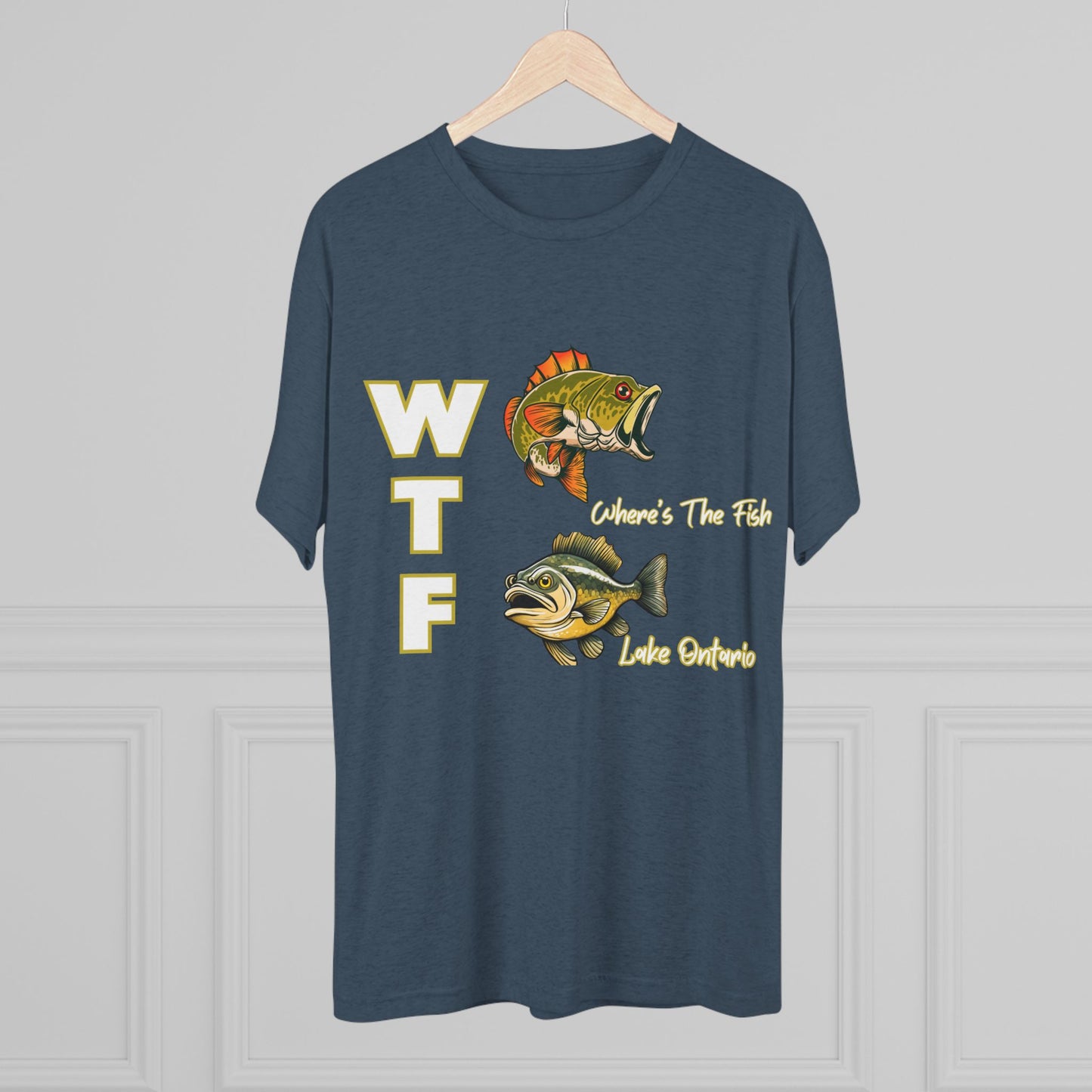 WTF-Lake Ontario-Unisex Tri-Blend Crew Tee