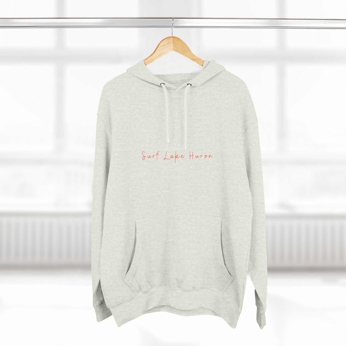 Catch The Wave-Lake Huron-Three-Panel Fleece Hoodie