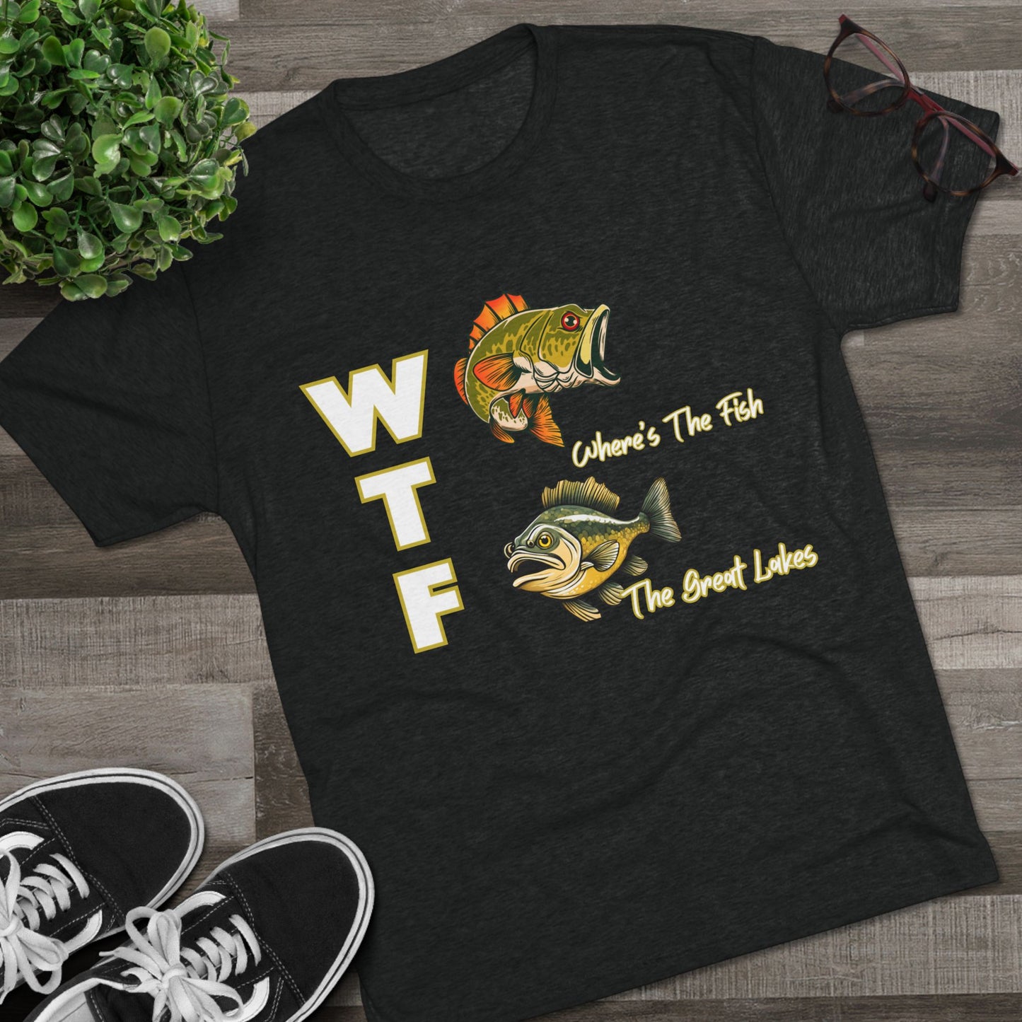 WTF-The Great Lakes-Unisex Tri-Blend Crew Tee