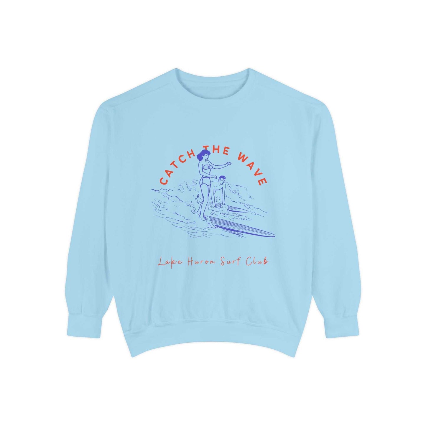 Catch The Wave-Lake Huron-Luxurious Unisex Sweatshirt