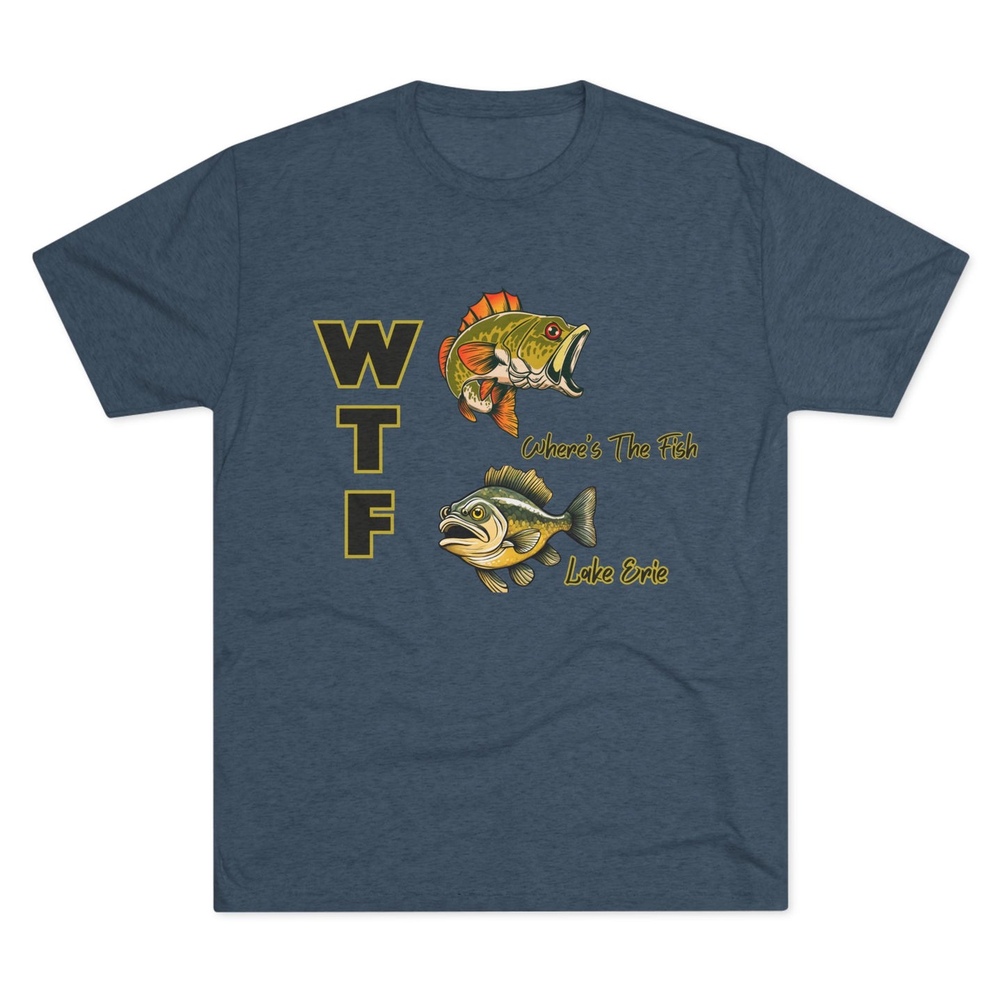 WTF-Erie-Unisex Tri-Blend Crew Tee